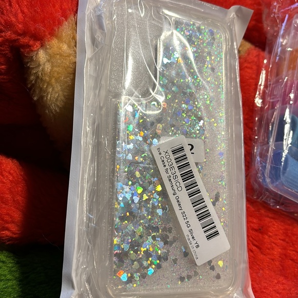 New BICHONG Compatible with Samsung Galaxy S22 Glitter Luxury Cute Love Liquid - Picture 10 of 10
